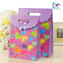 recyclable paper bags custom print with own logo for lovers